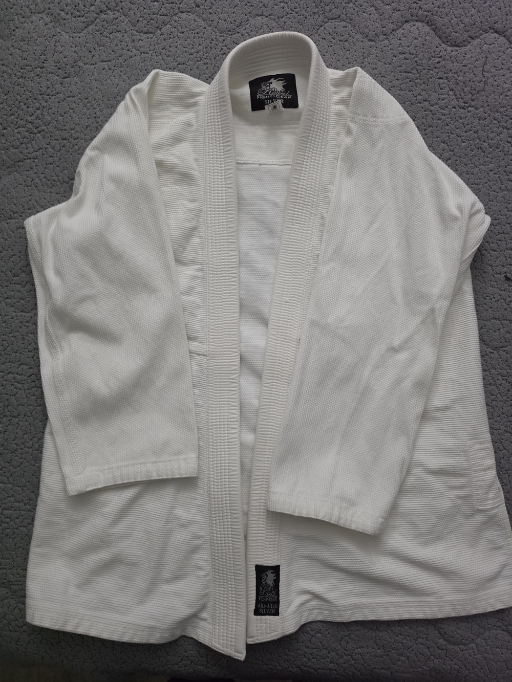 Men’s Royal Fight Gear "Silver" BJJ Jiu-Jitsu Gi Top / Jacket – Size A-4
